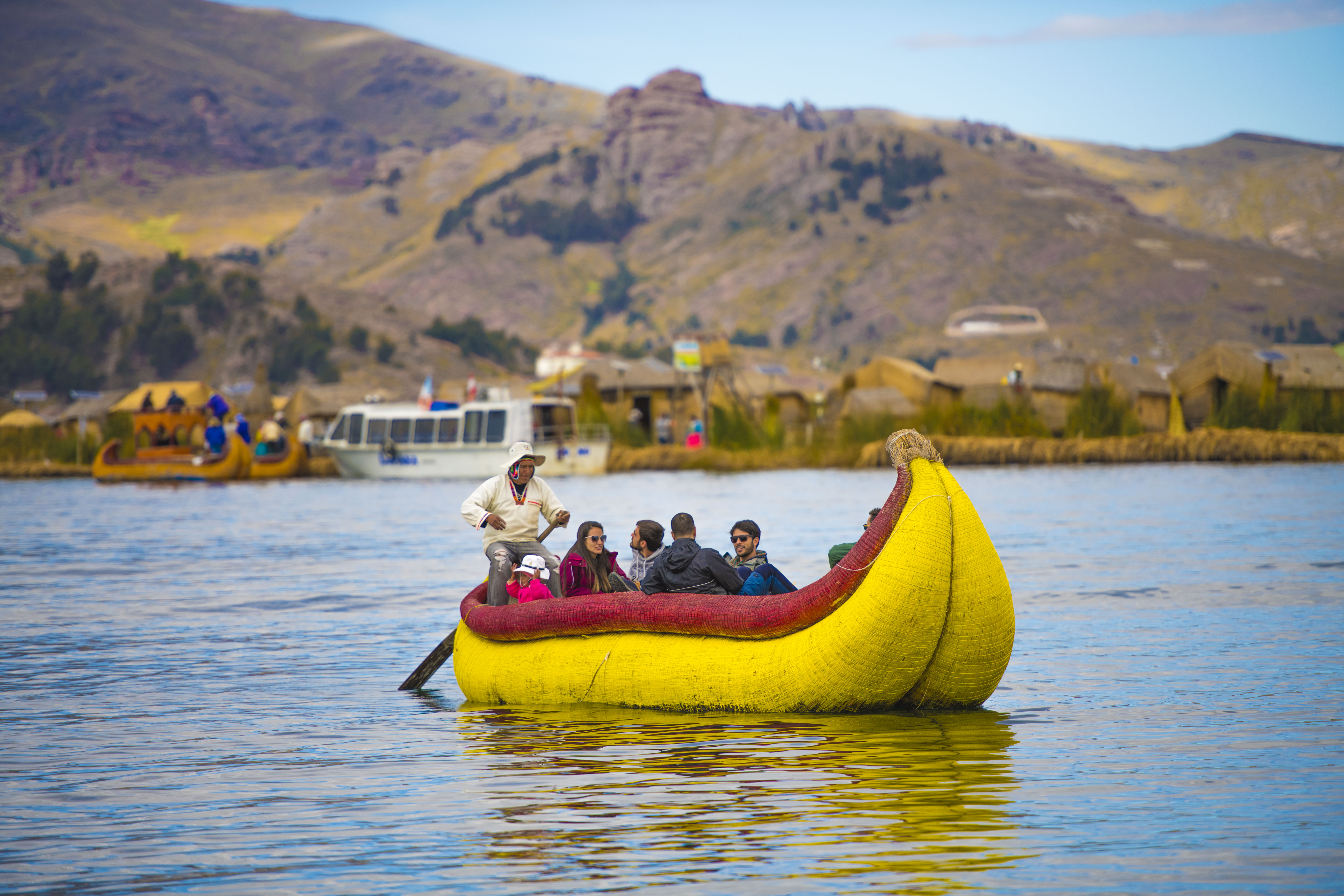 Atardecer lago titicaca, Puno, Amantani